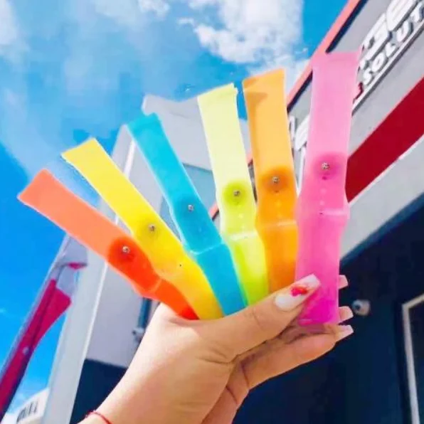 For iWatch Band 38mm 40mm 42mm 44mm Soft Silicone Replacement Bands Jelly Color Strap
For iWatch Band 38mm 40mm 42mm 44mm Soft Silicone Replacement Bands Jelly Color Strap