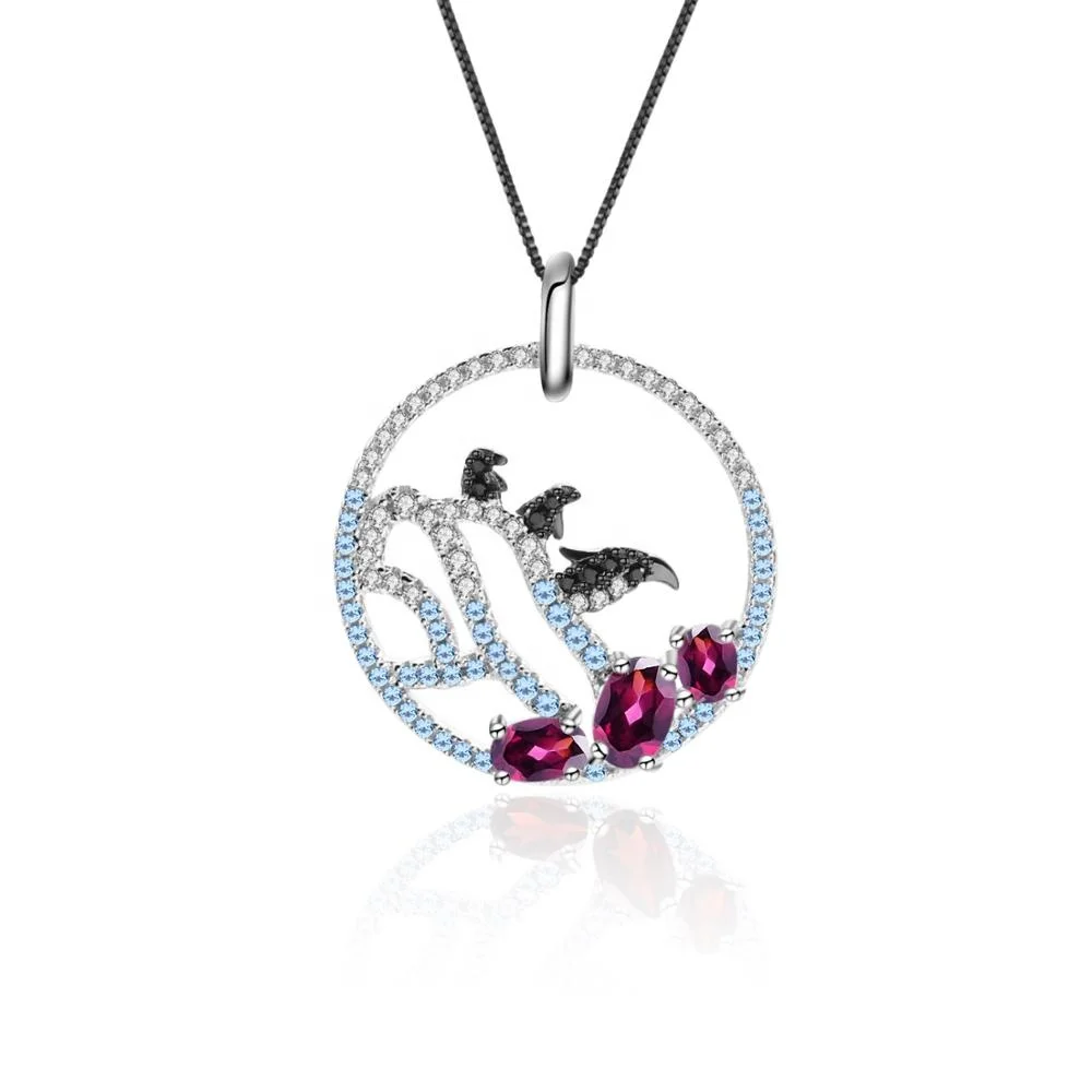 Abiding Natural Rhodolite Garnet Penguin Animal Handmade 925 Sterling Silver Necklace Pendant for Women
Abiding Natural Rhodolite Garnet Penguin Animal Handmade 925 Sterling Silver Necklace Pendant for Women