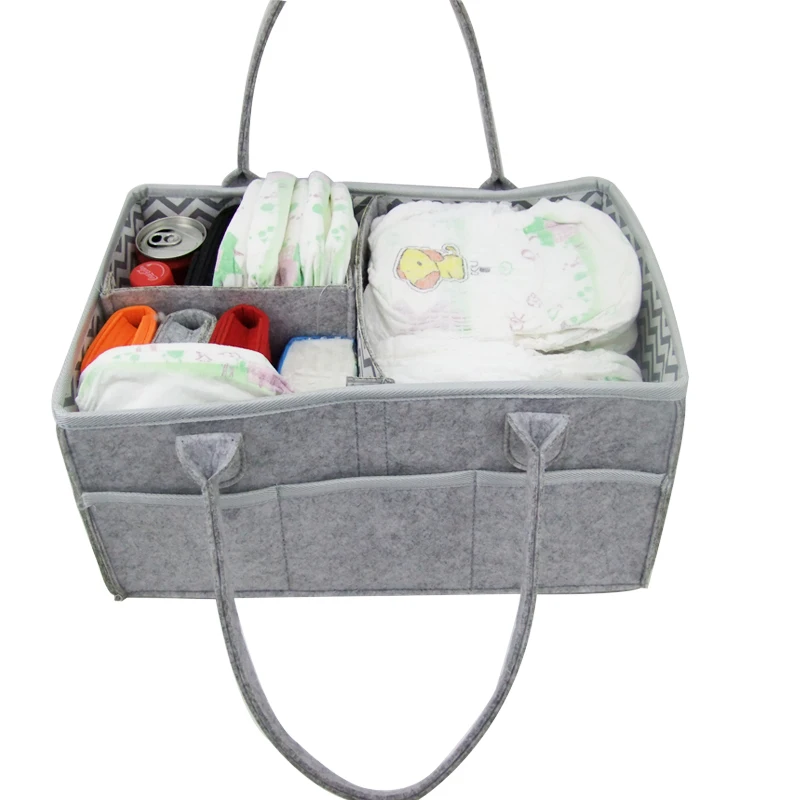 Wholesale Multi Pocket Nursery Portable Organizer Storage Basket Bag Felt Baby Diaper Caddy, Customized colors
Wholesale Multi Pocket Nursery Portable Organizer Storage Basket Bag Felt Baby Diaper Caddy, Customized colors