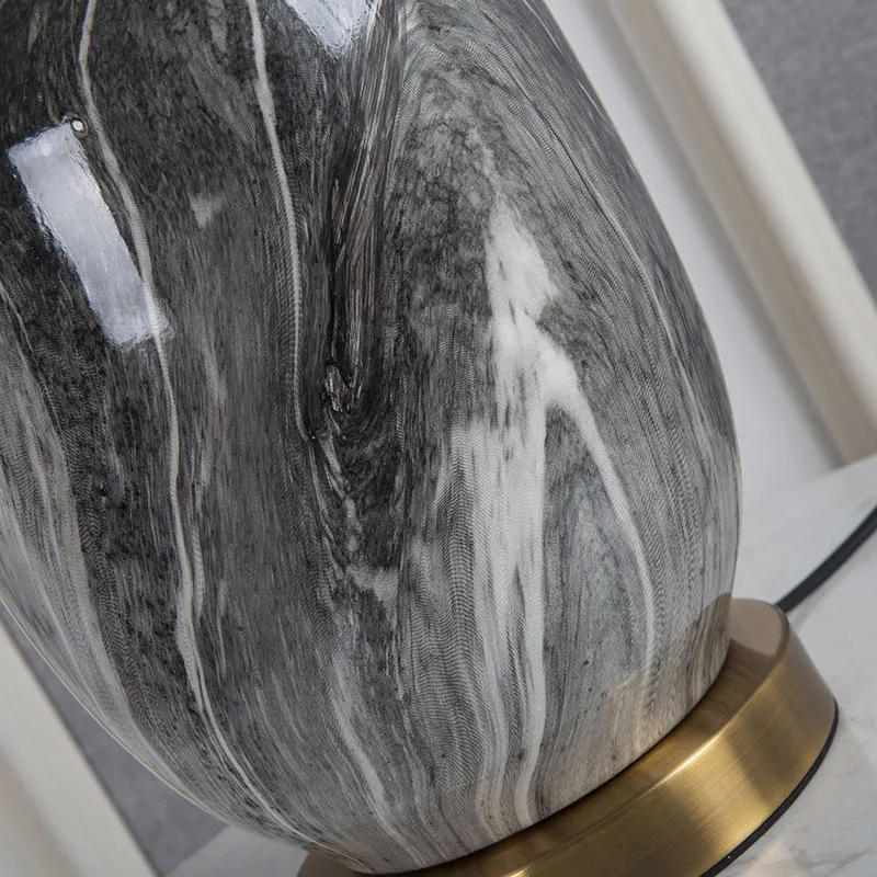 American Chinese E27 ceramic desk lamp retro home decoration table lamp