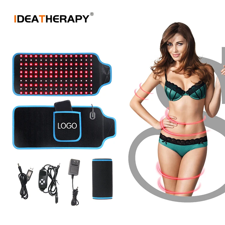 

Hot Sell Massage Waist Slimming Infrared 660Nm 850Nm Loss Weight 360 Laser Lipo Belts Led Arm Wrap Red Light Therapy Belt