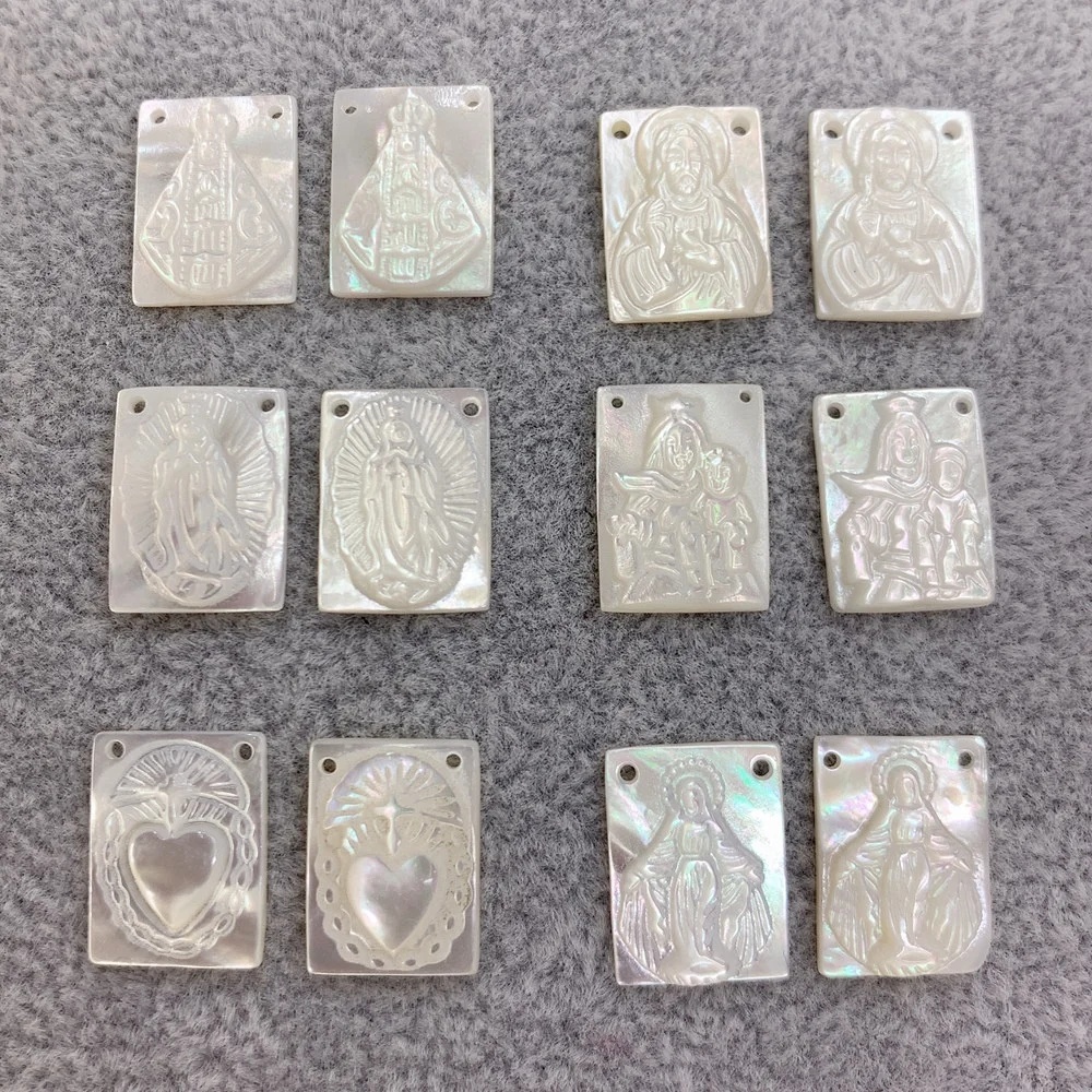 Natural Mother of Pearl Shell Religious Jesus Virgin Guadalupe Pendants Charms For Jewelry Making Bracelet Necklace
Natural Mother of Pearl Shell Religious Jesus Virgin Guadalupe Pendants Charms For Jewelry Making Bracelet Necklace