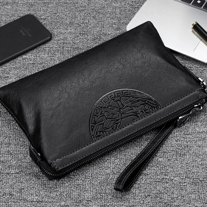 2022 men's leather handbag, men's wallet, men's daily multi-function bag, Black
2022 men's leather handbag, men's wallet, men's daily multi-function bag, Black