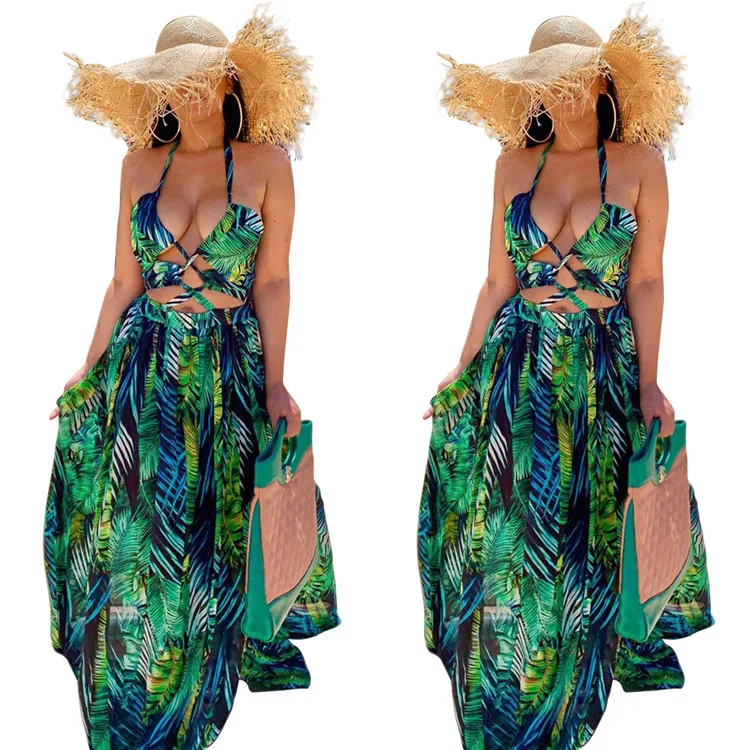 D96098 2021 new arrivals hot sell summer neck dress print fashion big skirt sexy dress women
D96098 2021 new arrivals hot sell summer neck dress print fashion big skirt sexy dress women