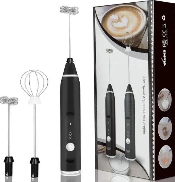Amazon Hot selling 3-speed models Handheld Stainless Steel coffee Milk Frother Kitchen Electric Egg beater
Amazon Hot selling 3-speed models Handheld Stainless Steel coffee Milk Frother Kitchen Electric Egg beater