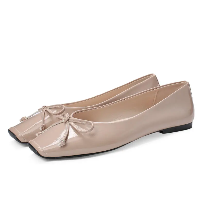 2020 Women's Foldable Ballet Bow Tie Square Toe Casual ladies doll dress shoes women flat custom logo
2020 Women's Foldable Ballet Bow Tie Square Toe Casual ladies doll dress shoes women flat custom logo