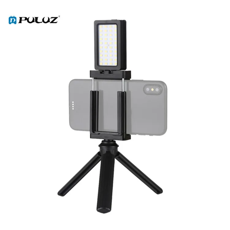 PULUZ Pocket Mobile Phone Holder Tripod Stand Selfie Video Live Set With Fill Light
PULUZ Pocket Mobile Phone Holder Tripod Stand Selfie Video Live Set With Fill Light