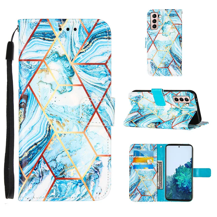 Marble Phone Case For Samsung Galaxy S21 Plus 5G Flip Leather Wallet Stand Phone Cover
Marble Phone Case For Samsung Galaxy S21 Plus 5G Flip Leather Wallet Stand Phone Cover