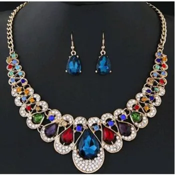RHINESTONE CRYSTAL Wedding NECKLACE Hot Prom Wedding Bridal Party Crystal Rhinestone Necklace Earring Jewelry Sets
RHINESTONE CRYSTAL Wedding NECKLACE Hot Prom Wedding Bridal Party Crystal Rhinestone Necklace Earring Jewelry Sets