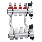 4 loop radiant water heat floor heating manifold manifolds set