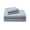 Home Decorative bamboo fabric flat sheet fitted sheet envelop style pillow case bamboo bed sheet bedding set