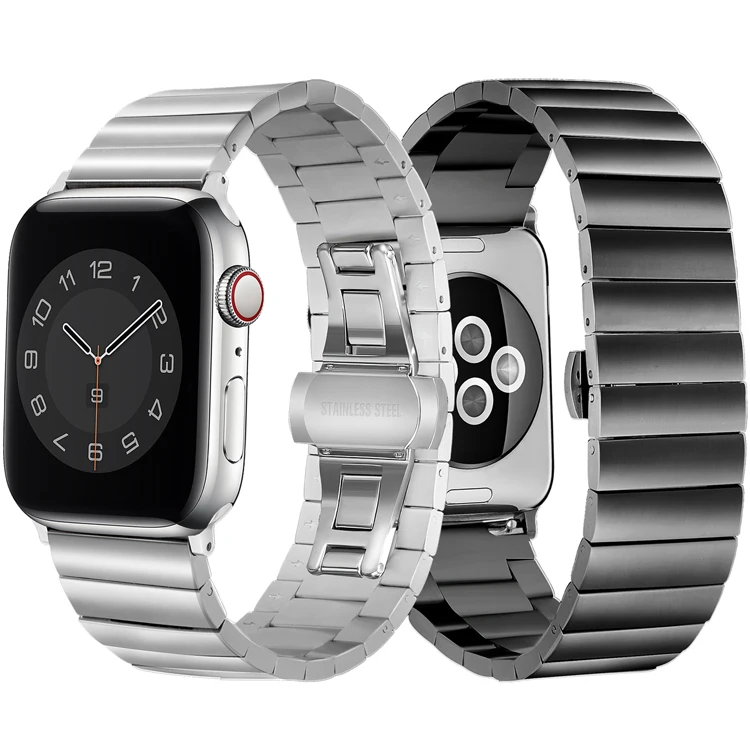 COOLYEP Metallic Luxury Stainless Steel Watch Band For Apple iWatch Replacement Watch Band 40mm 44mm, Optional
COOLYEP Metallic Luxury Stainless Steel Watch Band For Apple iWatch Replacement Watch Band 40mm 44mm, Optional