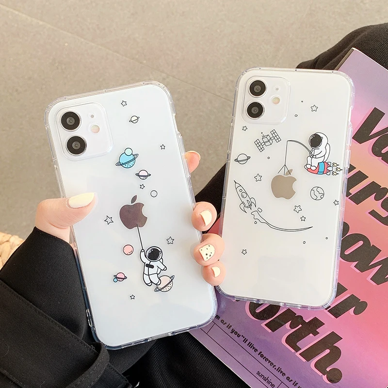 Wholesale Creative Astronaut Mobile Phone Case for iPhone 7 7Plus 12 11 XS Max
Wholesale Creative Astronaut Mobile Phone Case for iPhone 7 7Plus 12 11 XS Max