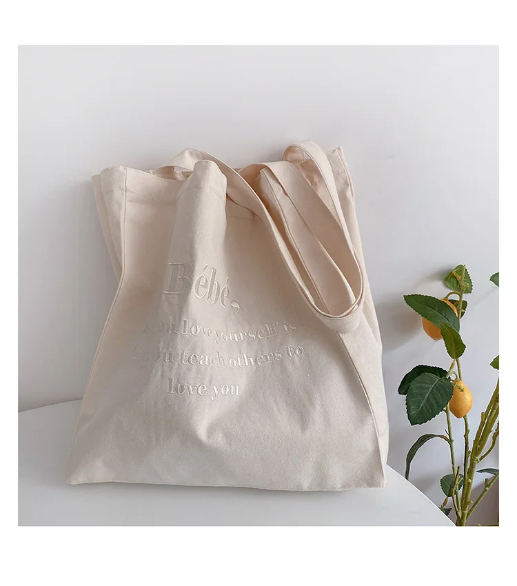 Summer 2021 Custom Embroidery Ladies Canvas Bag Student large capacity Tote handbag Wholesale, Customized
Summer 2021 Custom Embroidery Ladies Canvas Bag Student large capacity Tote handbag Wholesale, Customized