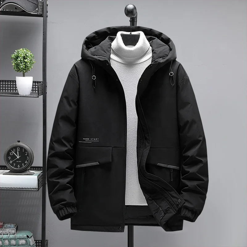 

High quality custom winter men down jacket coat bomber quilted puffer fashion winter puffer coat