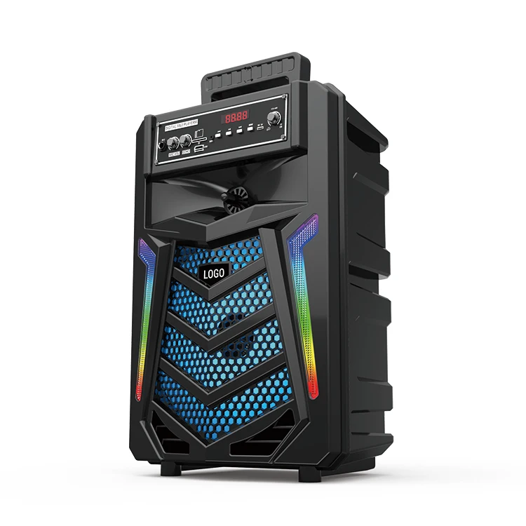 HT-F2 8'' versatile light portable rechargeable battery optimal size wireless bt outdoor speaker, Black
HT-F2 8'' versatile light portable rechargeable battery optimal size wireless bt outdoor speaker, Black