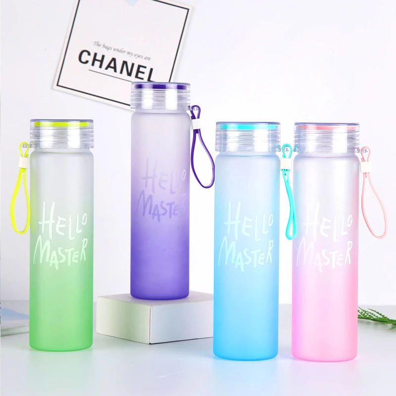 Wholesale custom portable transparent clear fancy glass water bottles, Gray,blue,pink,white
Wholesale custom portable transparent clear fancy glass water bottles, Gray,blue,pink,white