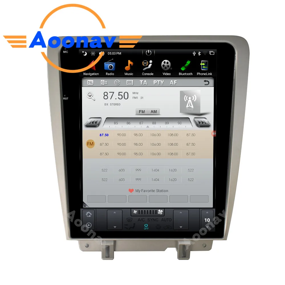 Android veitical touch screen car audio multimedia player FOR Ford Mustang 2010-2014 car GPS navigation auto radio video player
Android veitical touch screen car audio multimedia player FOR Ford Mustang 2010-2014 car GPS navigation auto radio video player