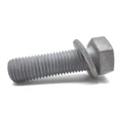 Carbon Steel grade4.8/ 6.8 hot dip galvanized hex washer head bolt for power