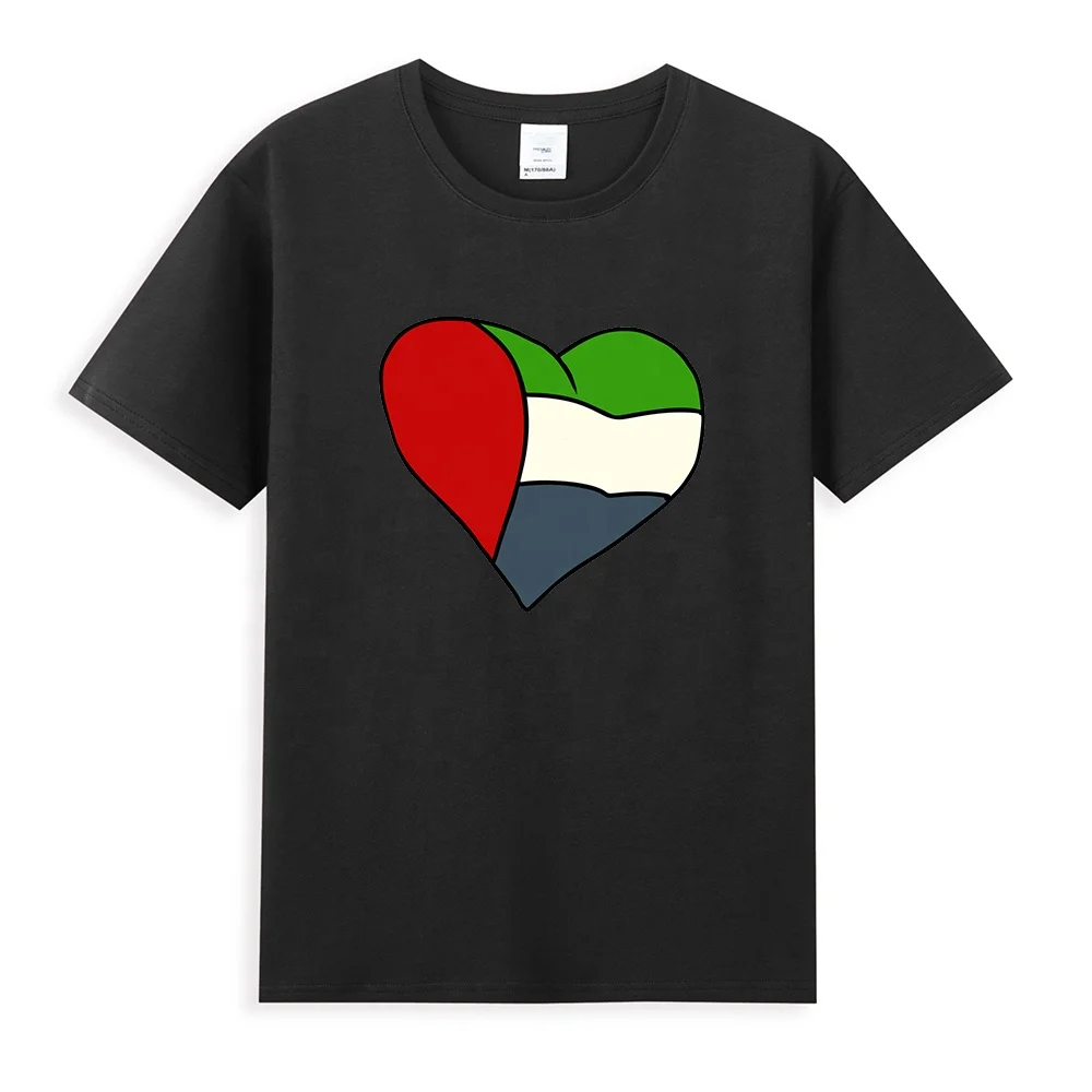 Wholesale cotton 210 GSM Arabic Flag tshirt Custom Men Arab Flag t-shirt Printed Plain o-neck United Arab Emirates Flag t shirt, Customized color
Wholesale cotton 210 GSM Arabic Flag tshirt Custom Men Arab Flag t-shirt Printed Plain o-neck United Arab Emirates Flag t shirt, Customized color