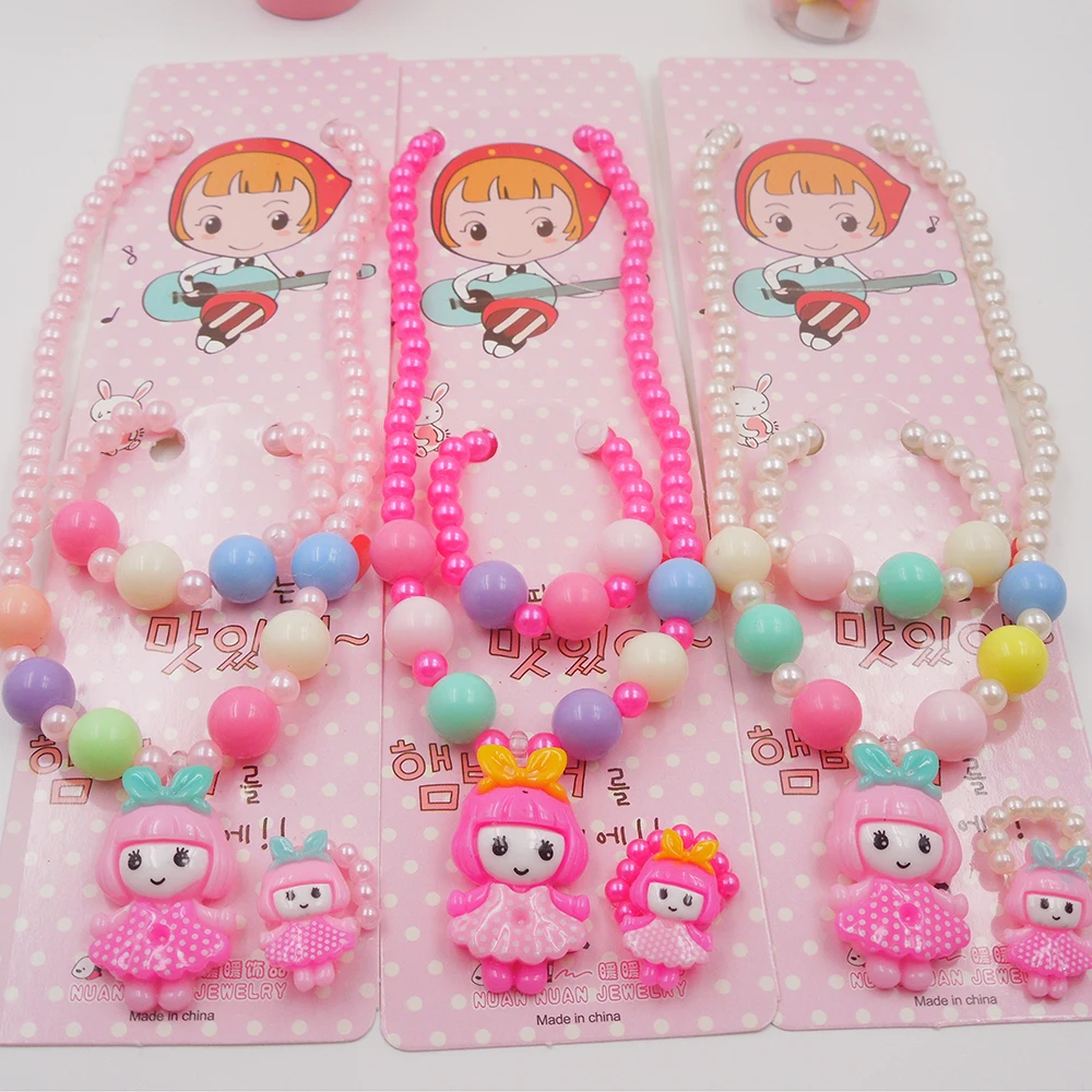 Candy Color Children Cute Girl Necklace Jewelry Simulated Pearl Girl Kids Baby Stretch bracelet set gift for kid
Candy Color Children Cute Girl Necklace Jewelry Simulated Pearl Girl Kids Baby Stretch bracelet set gift for kid