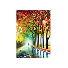 CAN0506 Yiwu soumeng wholesale and custom living room paint art canvas diy forest 5d diamond painting pictures