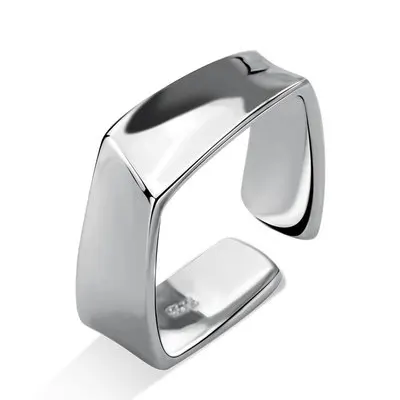 New Korean Style Simple Geometric Square Shape Ring for Women Fashion Light Luxury Opening Adjustable Couple rings, Gold silver
New Korean Style Simple Geometric Square Shape Ring for Women Fashion Light Luxury Opening Adjustable Couple rings, Gold silver