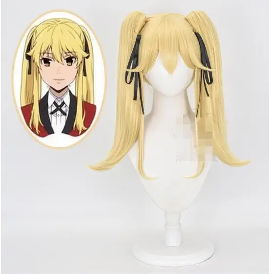 ecowalson High Quality Kakegurui Mary Saotome Meari Blonde Ponytails Heat Resistant Hair Cosplay Anime Wig, As shown
ecowalson High Quality Kakegurui Mary Saotome Meari Blonde Ponytails Heat Resistant Hair Cosplay Anime Wig, As shown