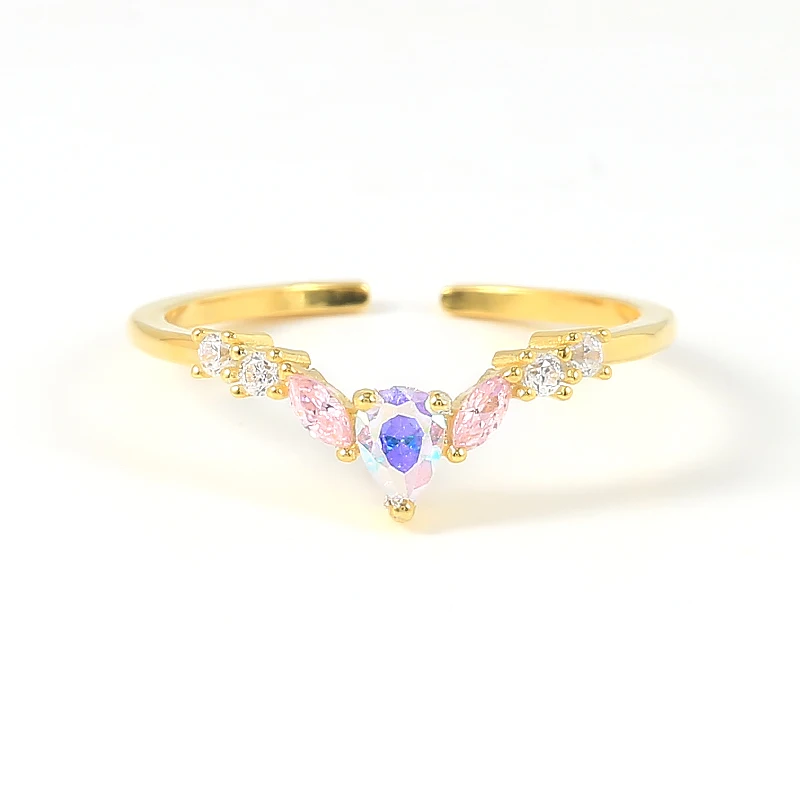 ROXI custom S925 sterling silver fashion colorful zircon gold diamond rings wholesale for party women
ROXI custom S925 sterling silver fashion colorful zircon gold diamond rings wholesale for party women