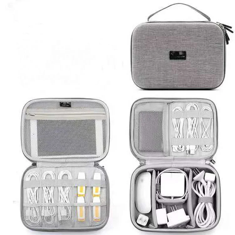Cable charger travel case for electronics and accessories organizer, Customized colors
Cable charger travel case for electronics and accessories organizer, Customized colors