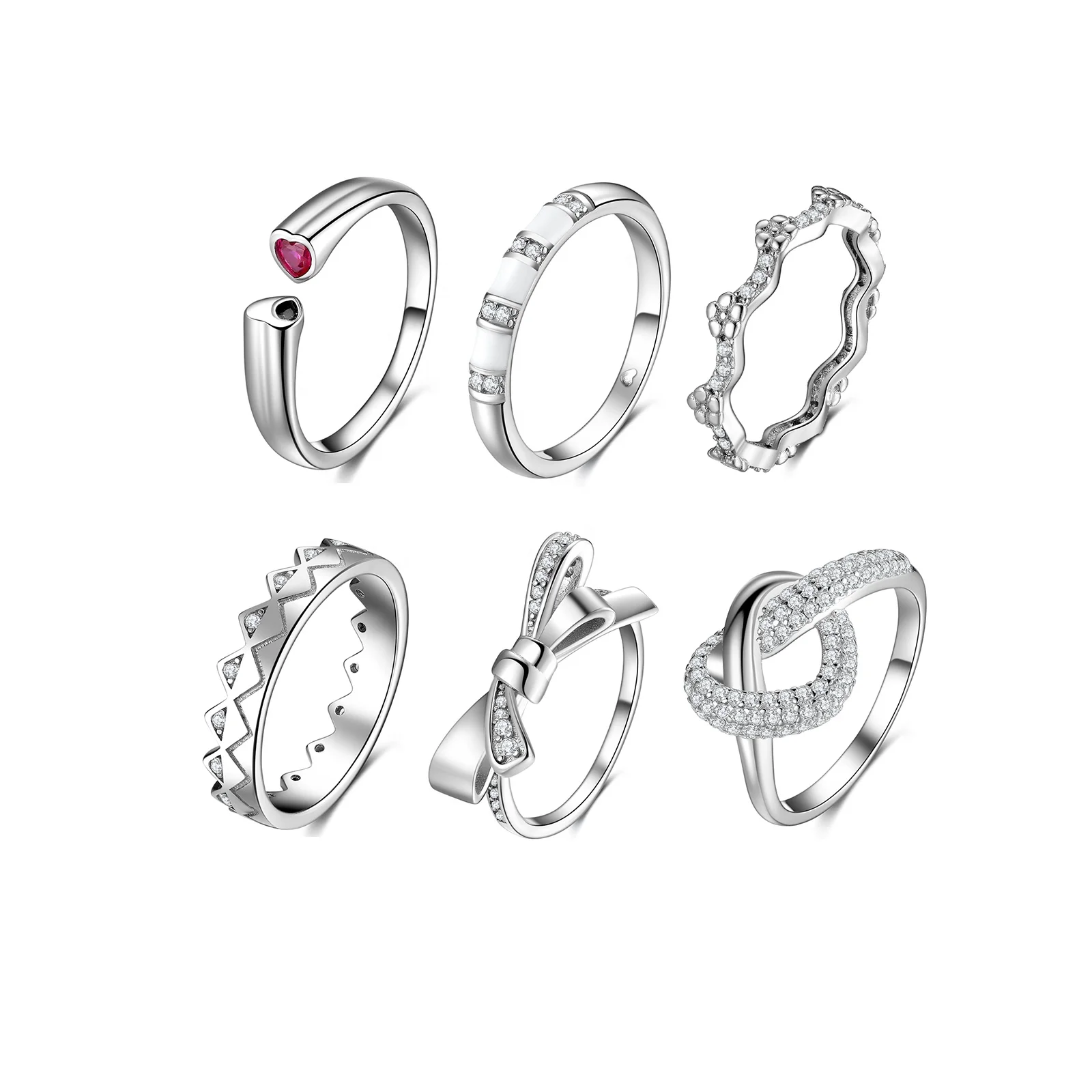 Real 925 sterling silver Eternal intertwined Heart Clear CZ Finger Rings for Women Fine Jewelry Valentine's Day gift HOT SALE
Real 925 sterling silver Eternal intertwined Heart Clear CZ Finger Rings for Women Fine Jewelry Valentine's Day gift HOT SALE