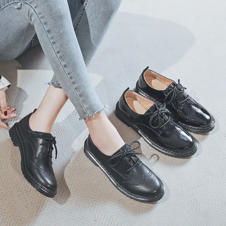 2021 Summer Guaranteed Quality Black shiny leather shoes Women's business patent Genuine Leather Casual Shoes Flat For Women, Matte black, shiny black
2021 Summer Guaranteed Quality Black shiny leather shoes Women's business patent Genuine Leather Casual Shoes Flat For Women, Matte black, shiny black
