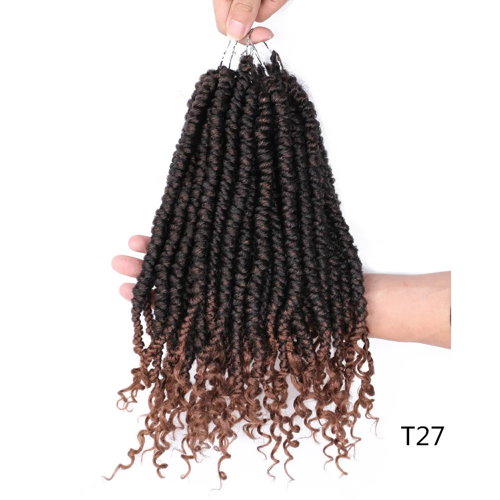 

wholesale ombre 12 inch afro kinky braids crochet extension hair braiding spring twist hair, Customized color