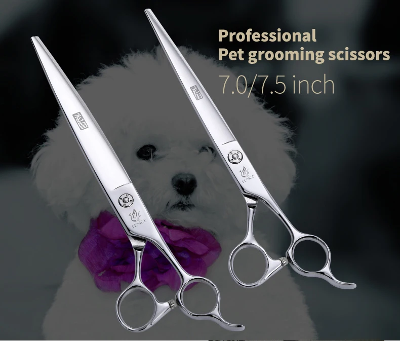 Japanese 440C Stainless Steel Fenice Pet Dog Grooming Scissors Professional Kit