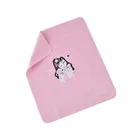 NEW ARRIVAL Custom Logo Discoloration Microfiber Eyeglasses Lens Cleaning Cloth, Discoloration Glasses Cleaning Cloth