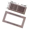 Various sizes self rimming vents, wood floor air vents