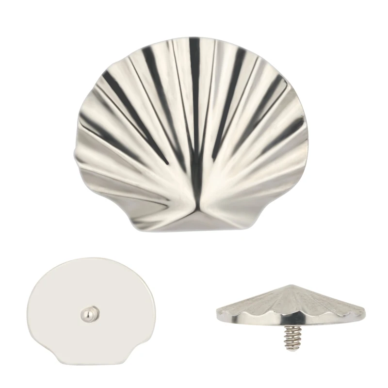 Fashion Earrings ASTM F136 Titanium Internally Thread Threadless Scallop Top Labrets Piercing Body Jewelry
Fashion Earrings ASTM F136 Titanium Internally Thread Threadless Scallop Top Labrets Piercing Body Jewelry