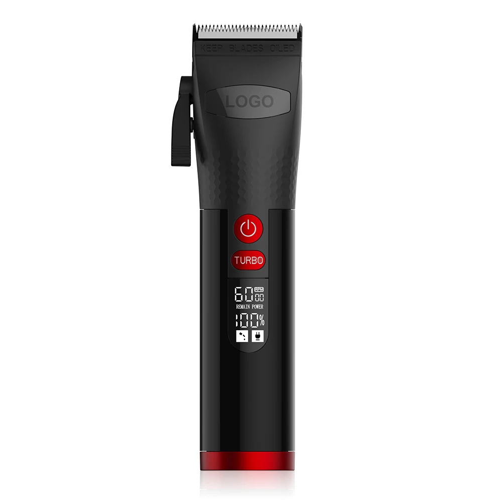 Hot Selling Professional LCD Battery Display Rechargeable High Power Engine Turbo Accelerator Hair Shaver Clipper
Hot Selling Professional LCD Battery Display Rechargeable High Power Engine Turbo Accelerator Hair Shaver Clipper