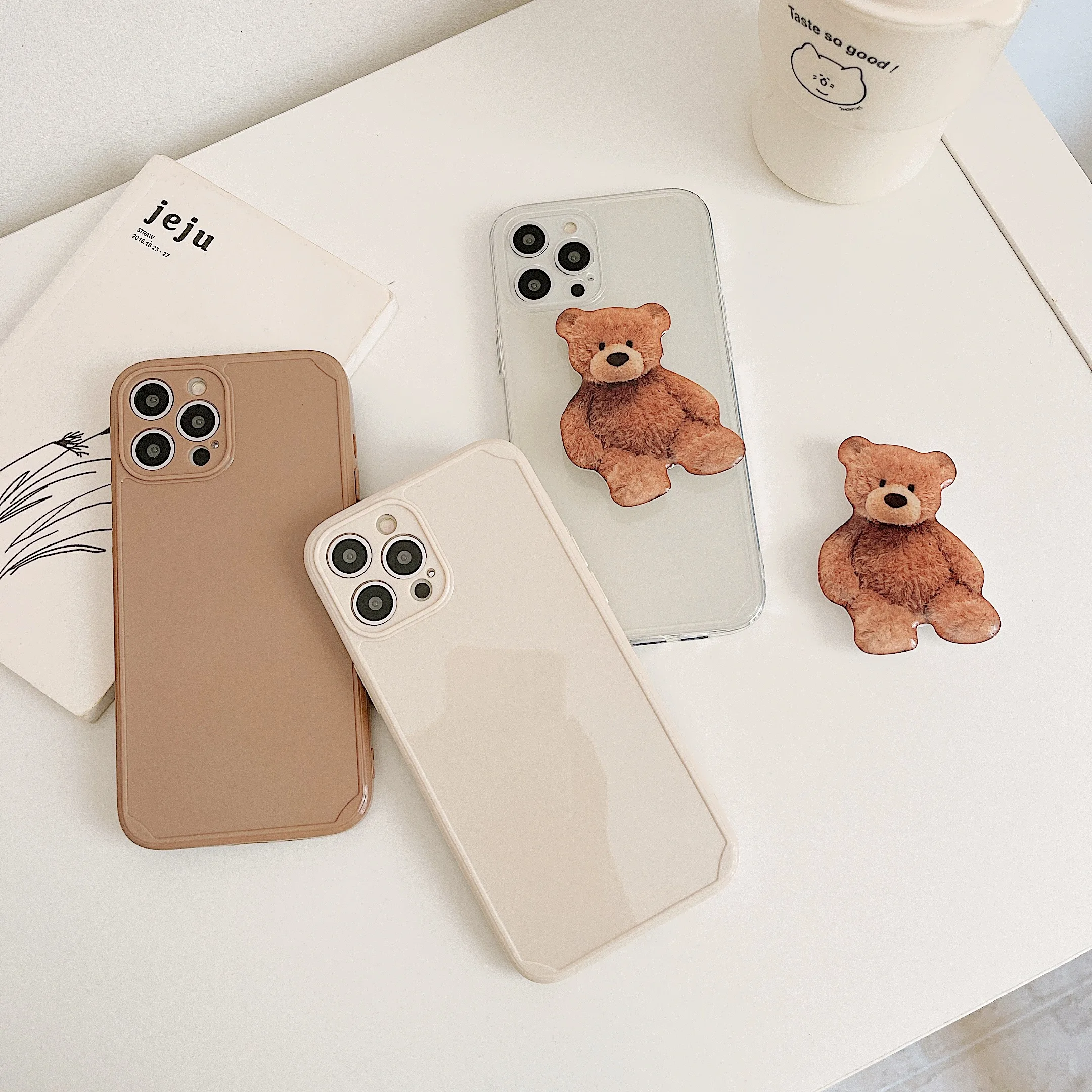 Wholesale Cartoon Bear Grip Stand Holder Mobile Phone Housings Case for iPhone 12 11 Pro Max for iPhone 7 Cover
Wholesale Cartoon Bear Grip Stand Holder Mobile Phone Housings Case for iPhone 12 11 Pro Max for iPhone 7 Cover