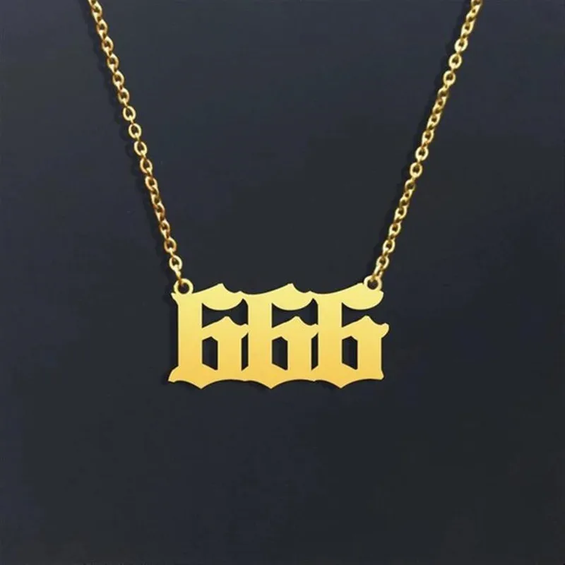 Personality Number 111-999 Stainless Steel Gold Plated Number Custom Number Necklace
Personality Number 111-999 Stainless Steel Gold Plated Number Custom Number Necklace