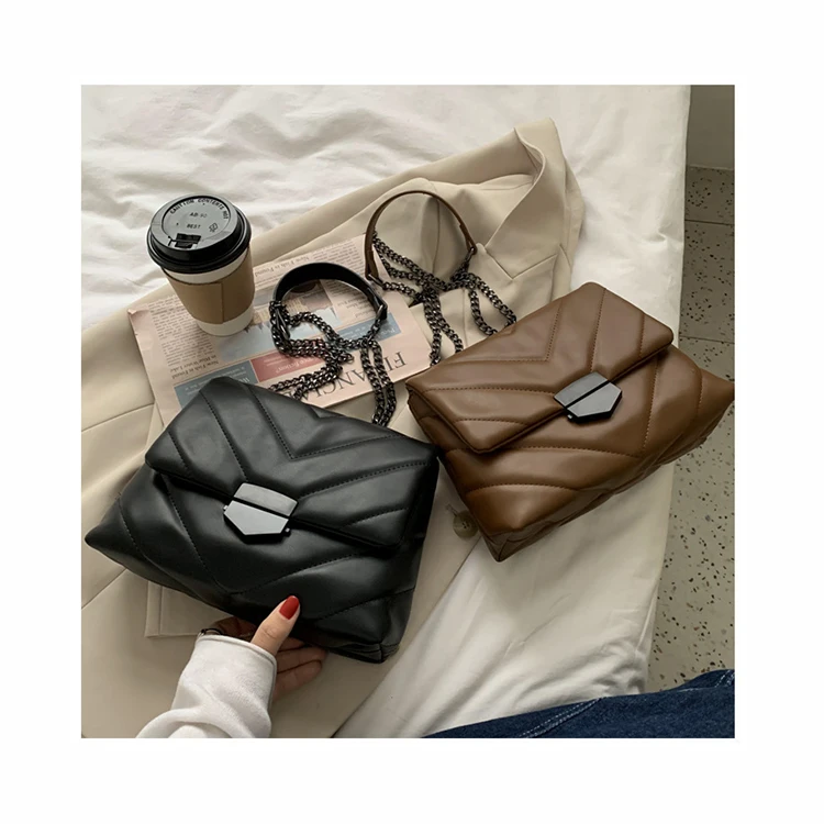 Purse Handbag Luxury 2021 Winter New Lady Bag V-line Embroidery Thread Soft Texture Chain Bag Fashion One-shoulder Envelope Bag
Purse Handbag Luxury 2021 Winter New Lady Bag V-line Embroidery Thread Soft Texture Chain Bag Fashion One-shoulder Envelope Bag