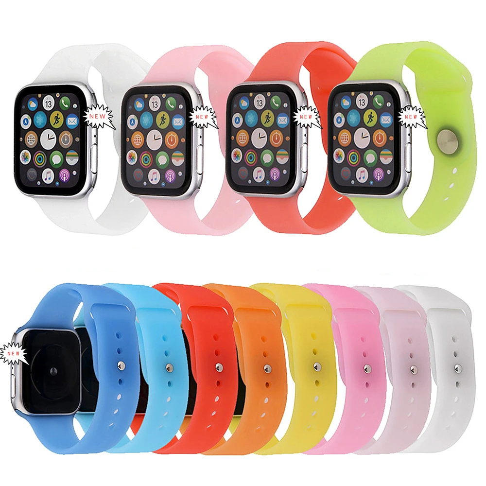 Clear Candy Soft Silicone Strap For iWatch Series 5/4/3/2/1/T500/T55/W34 Replace Watch Band For Apple Watch 38/40/42/44
Clear Candy Soft Silicone Strap For iWatch Series 5/4/3/2/1/T500/T55/W34 Replace Watch Band For Apple Watch 38/40/42/44