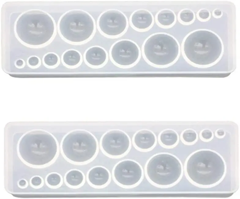 2 Pcs Jewelry Pendant Resin Casting Mold Round Cabochons Gemstones Dome Epoxy Mold for DIY Gift Necklace Pendant Craft Making, White
2 Pcs Jewelry Pendant Resin Casting Mold Round Cabochons Gemstones Dome Epoxy Mold for DIY Gift Necklace Pendant Craft Making, White