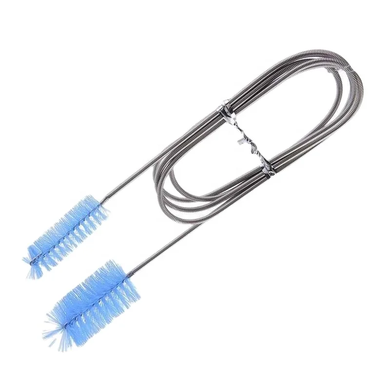 Pipe Tube Cleaner Tool Stainless Steel And Nylon Double Head Brush Aquarium Filter Pumpe Pipe fish tank cleaner
Pipe Tube Cleaner Tool Stainless Steel And Nylon Double Head Brush Aquarium Filter Pumpe Pipe fish tank cleaner