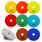 Custom size and color angle grinder machine burnishing pad floor maintenance car marble polishing pad