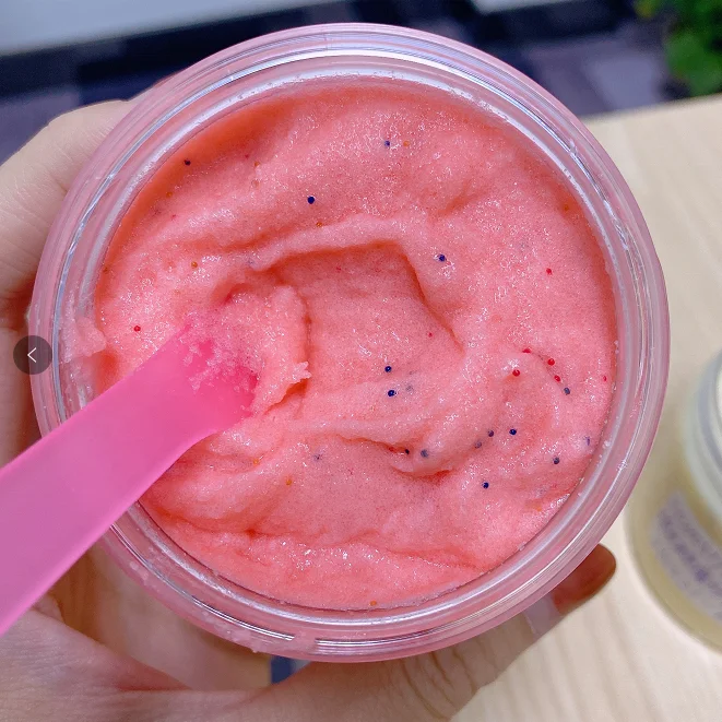 Wholesale Whitening Bodyscrub Exfoliating 9 Flavors Gommage Visage Fruit Peach Scrub Candy Cotton Body Scrub
Wholesale Whitening Bodyscrub Exfoliating 9 Flavors Gommage Visage Fruit Peach Scrub Candy Cotton Body Scrub