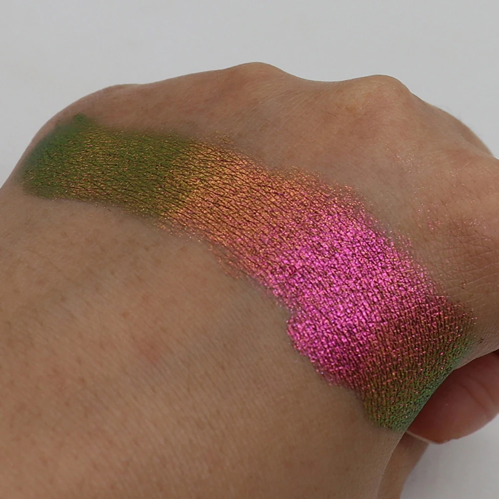 Chrome Cosmetic Chameleon Color Shift Pigment Powder Loose Chameleon Pigment for Eyeshadows, Multi color
Chrome Cosmetic Chameleon Color Shift Pigment Powder Loose Chameleon Pigment for Eyeshadows, Multi color