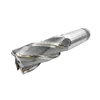 30mm cutting diameter brazed carbide tip blade finishing end mill for steel process