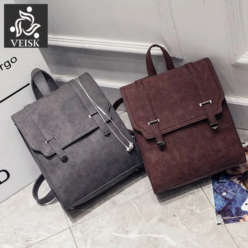 Women's Backpack New College Wind Ladies Shoulder Bag PU Leather Box Soft Surface Solid Color Simple Student Backpack
Women's Backpack New College Wind Ladies Shoulder Bag PU Leather Box Soft Surface Solid Color Simple Student Backpack