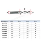 Double Edge Tungsten Carbide Milling Bits Cutter Blades End mill CNC Router Engraving Machine Bits